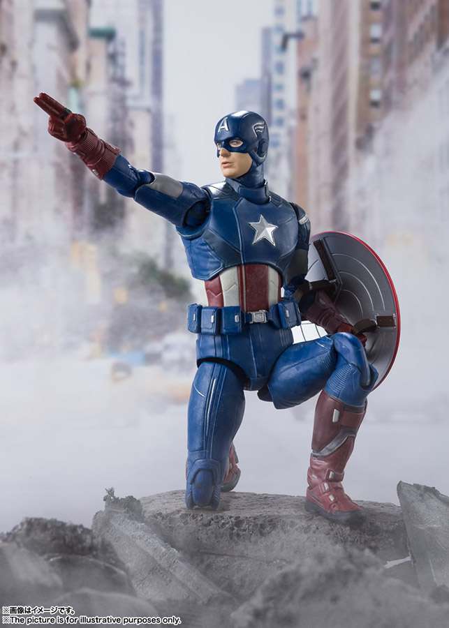 Avengers Assemble Captain America Shf