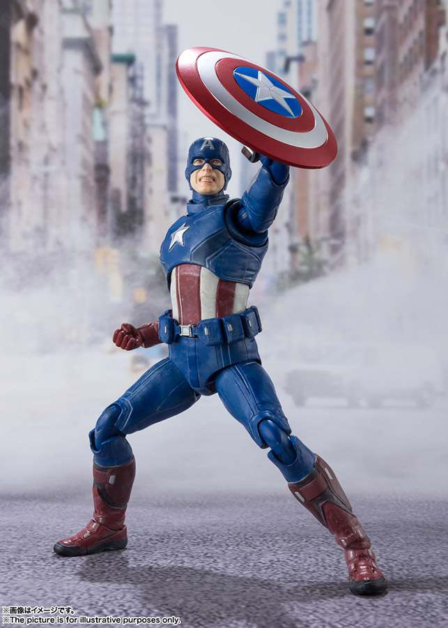 Avengers Assemble Captain America Shf