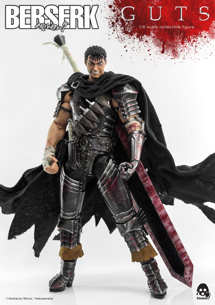 Berserk Action Figure 1/6 Guts (Black Swordsman) 32 cm