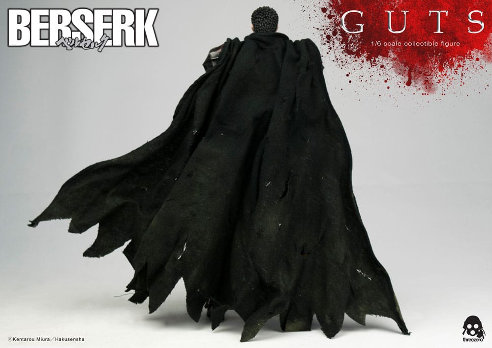 Berserk Action Figure 1/6 Guts (Black Swordsman) 32 cm