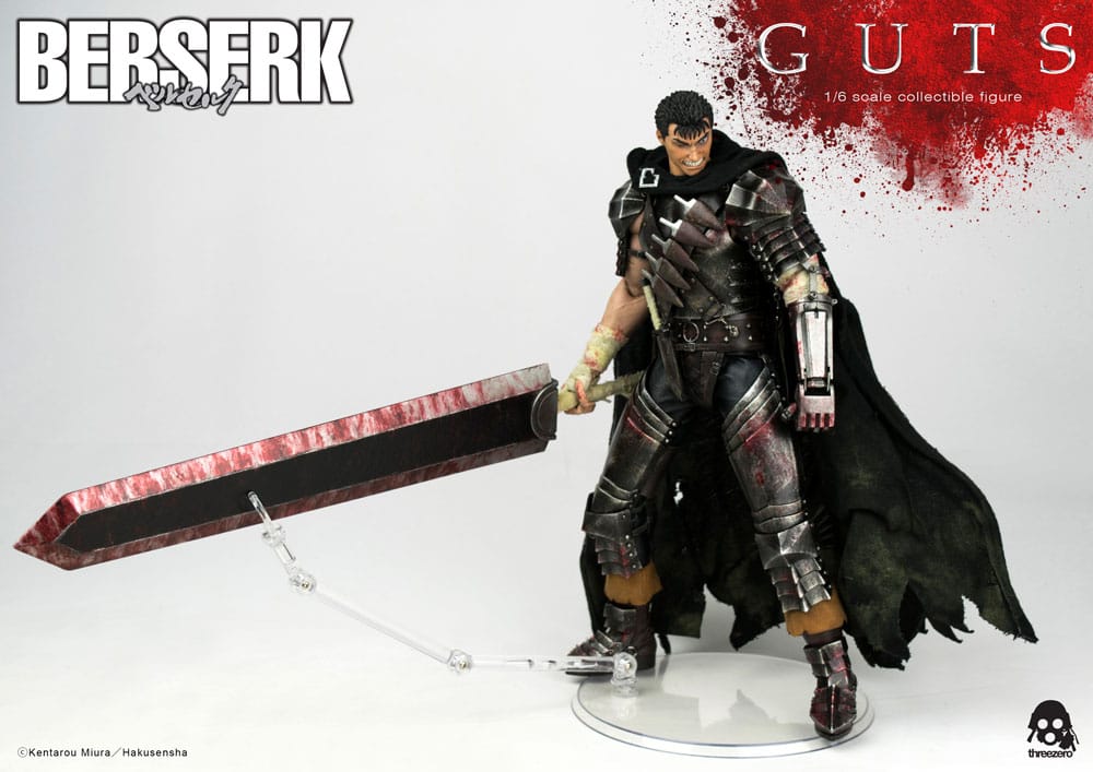 Berserk Action Figure 1/6 Guts (Black Swordsman) 32 cm