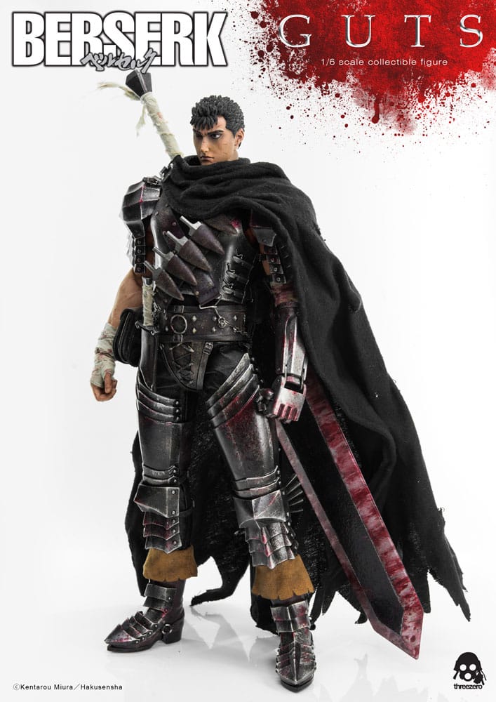 Berserk Action Figure 1/6 Guts (Black Swordsman) 32 cm