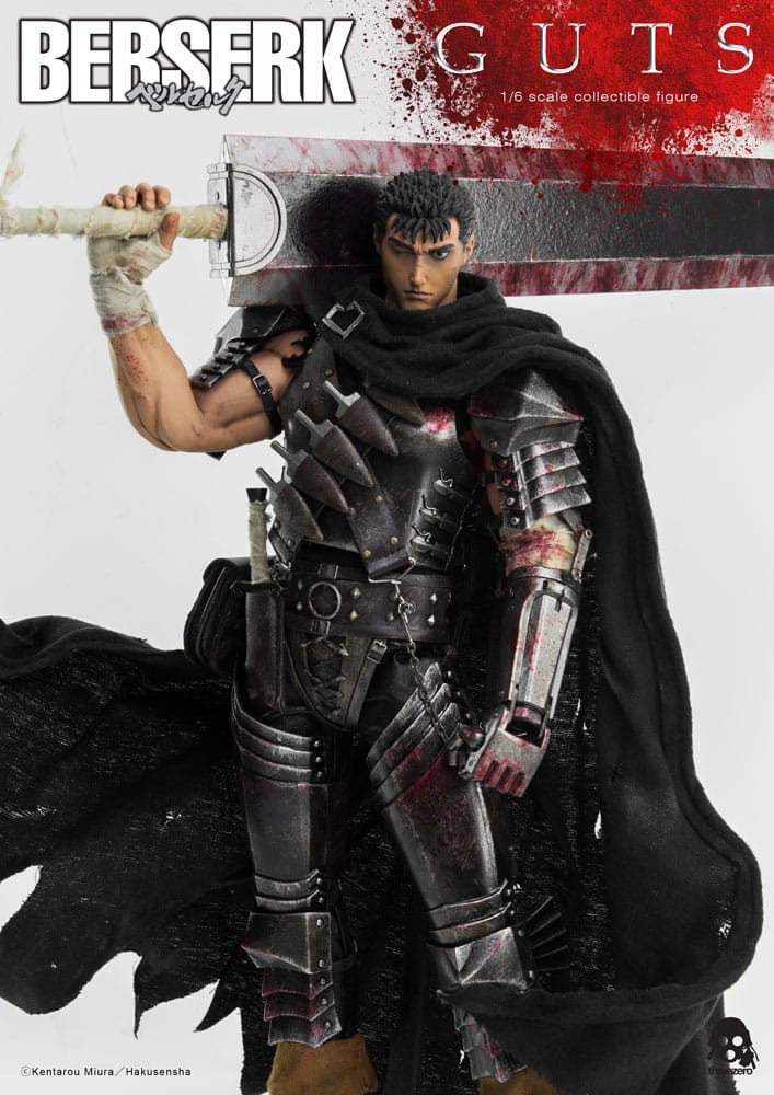 Berserk Action Figure 1/6 Guts (Black Swordsman) 32 cm