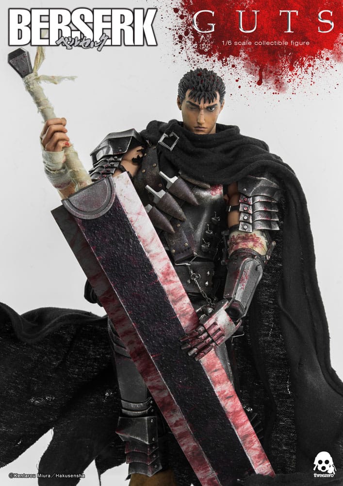 Berserk Action Figure 1/6 Guts (Black Swordsman) 32 cm