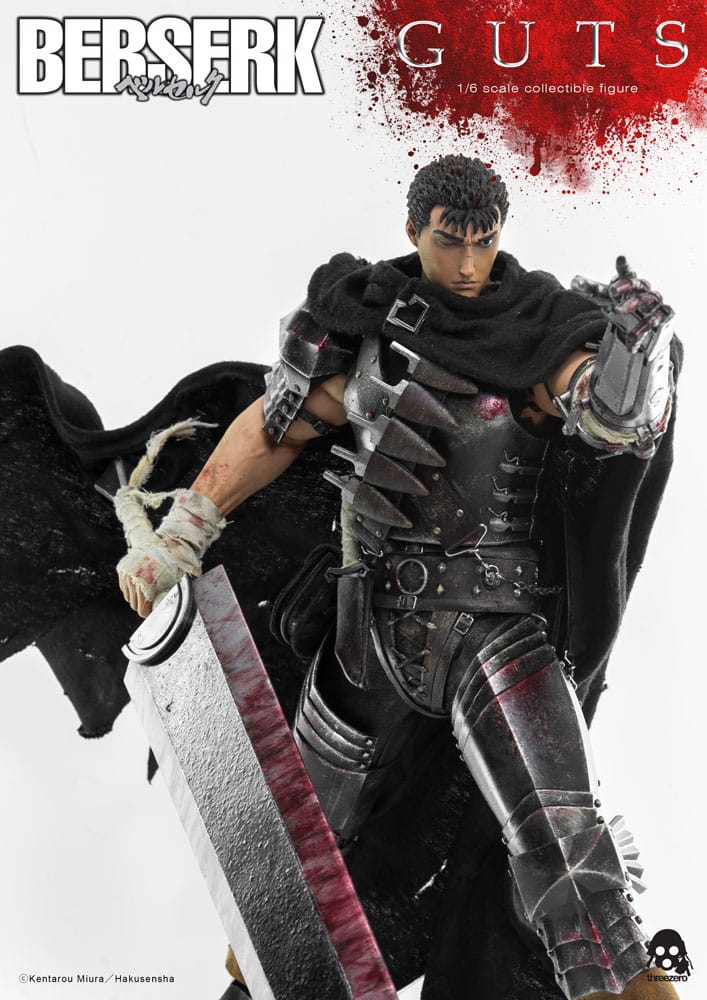 Berserk Action Figure 1/6 Guts (Black Swordsman) 32 cm