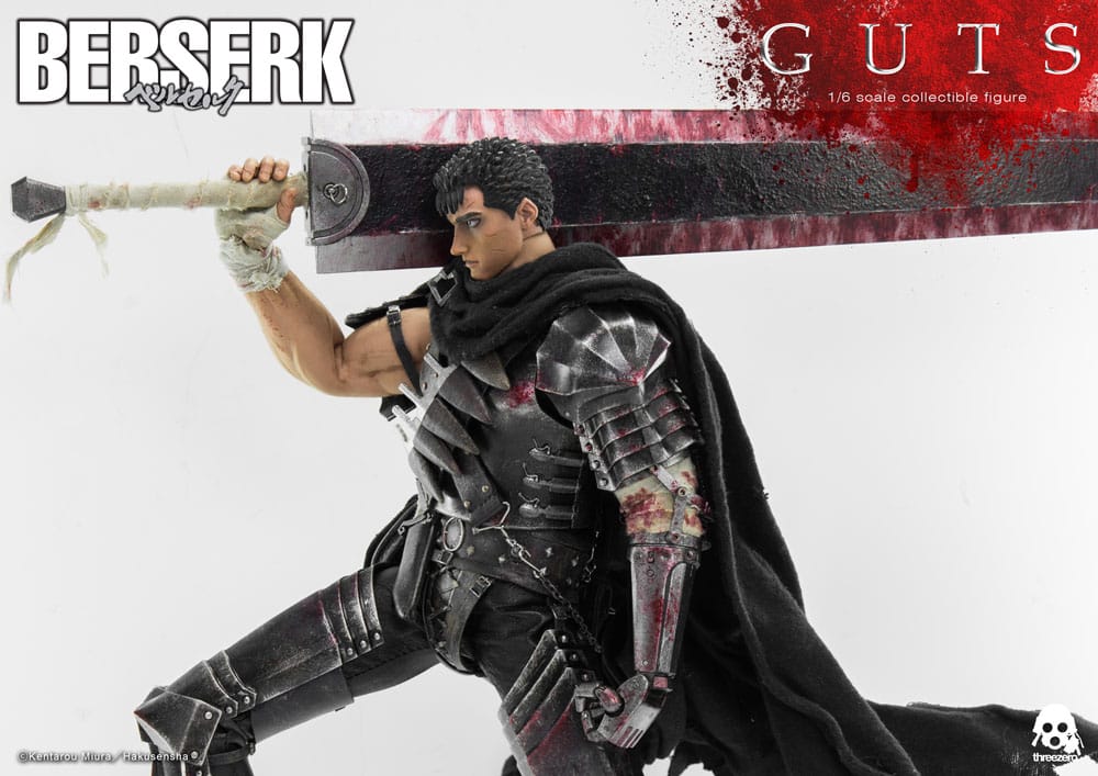 Berserk Action Figure 1/6 Guts (Black Swordsman) 32 cm