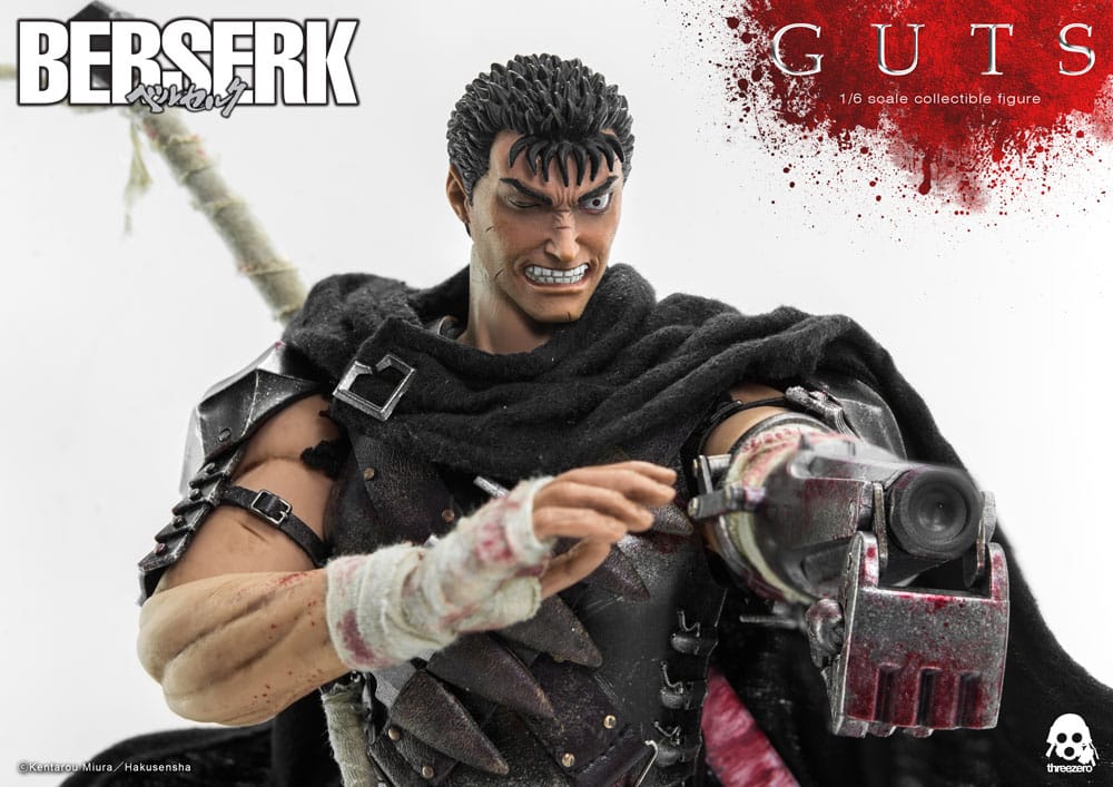 Berserk Action Figure 1/6 Guts (Black Swordsman) 32 cm