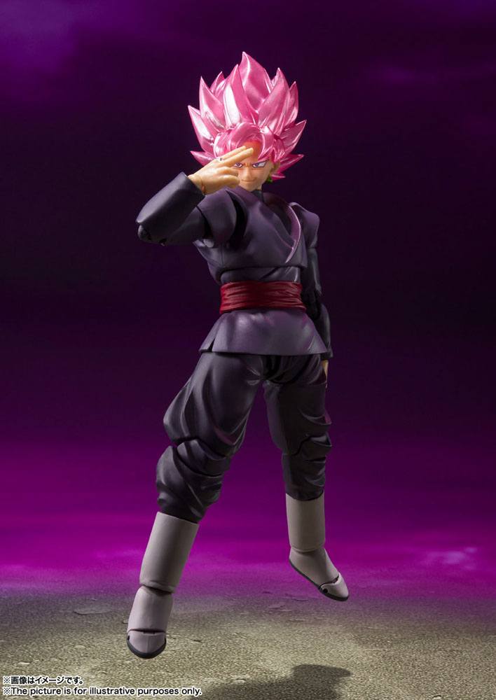 Dragon Ball Super S.H. Figuarts Action Figure Goku Black Super Saiyan Rose 14cm