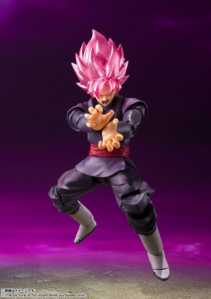 Dragon Ball Super S.H. Figuarts Action Figure Goku Black Super Saiyan Rose 14cm