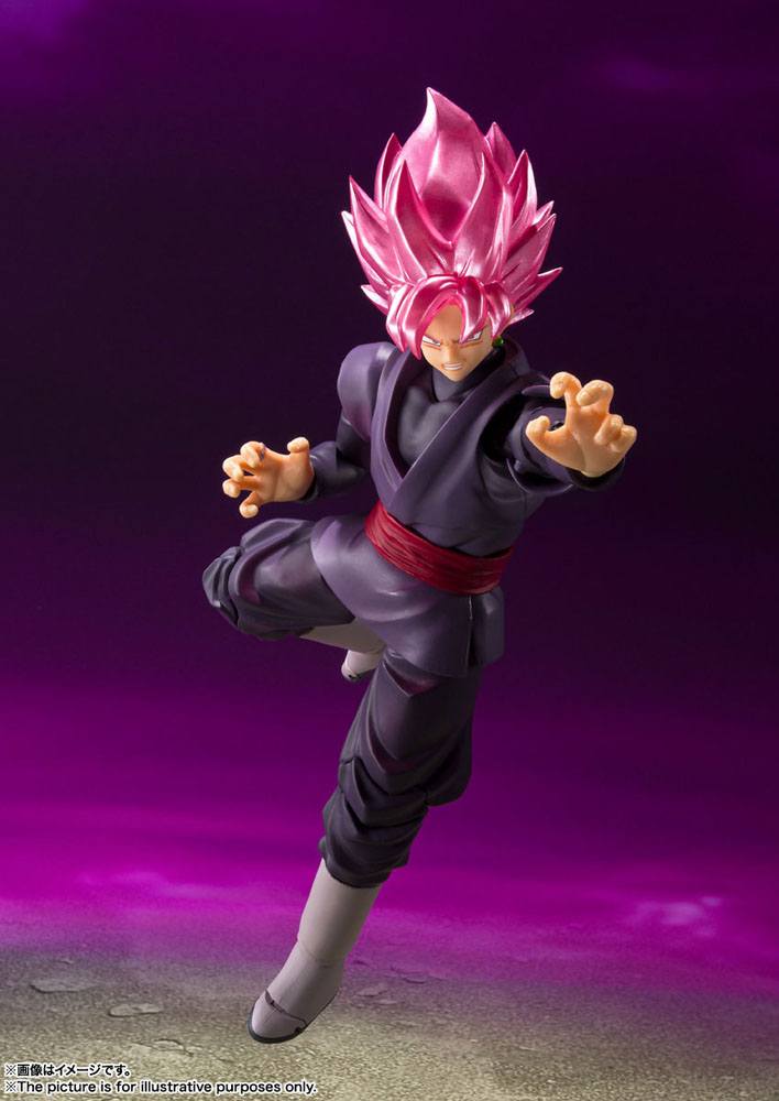 Dragon Ball Super S.H. Figuarts Action Figure Goku Black Super Saiyan Rose 14cm