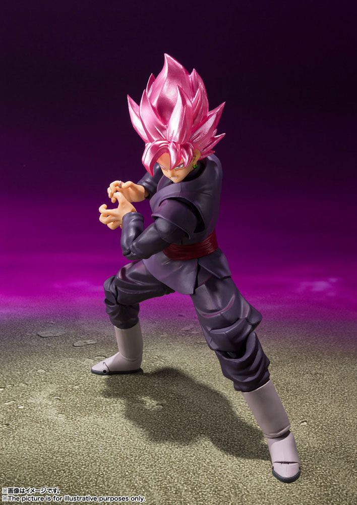 Dragon Ball Super S.H. Figuarts Action Figure Goku Black Super Saiyan Rose 14cm