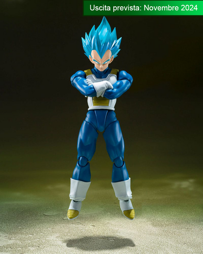 Dragon Ball Super S.H. Figuarts Action Figure Super Saiyan God Super Saiyan Vegeta -Unwavering Saiyan Pride- 14 cm