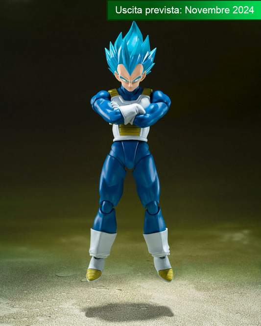 Dragon Ball Super S.H. Figuarts Action Figure Super Saiyan God Super Saiyan Vegeta -Unwavering Saiyan Pride- 14 cm