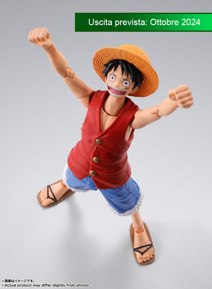 One Piece SH Figuarts Action Figure Monkey D. Luffy Romance Dawn 15 cm