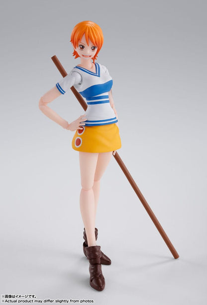 One Piece S.H. Figuarts Action Figure Nami Romance Dawn 14 cm