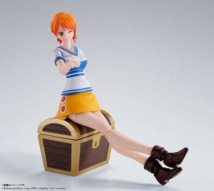 One Piece S.H. Figuarts Action Figure Nami Romance Dawn 14 cm