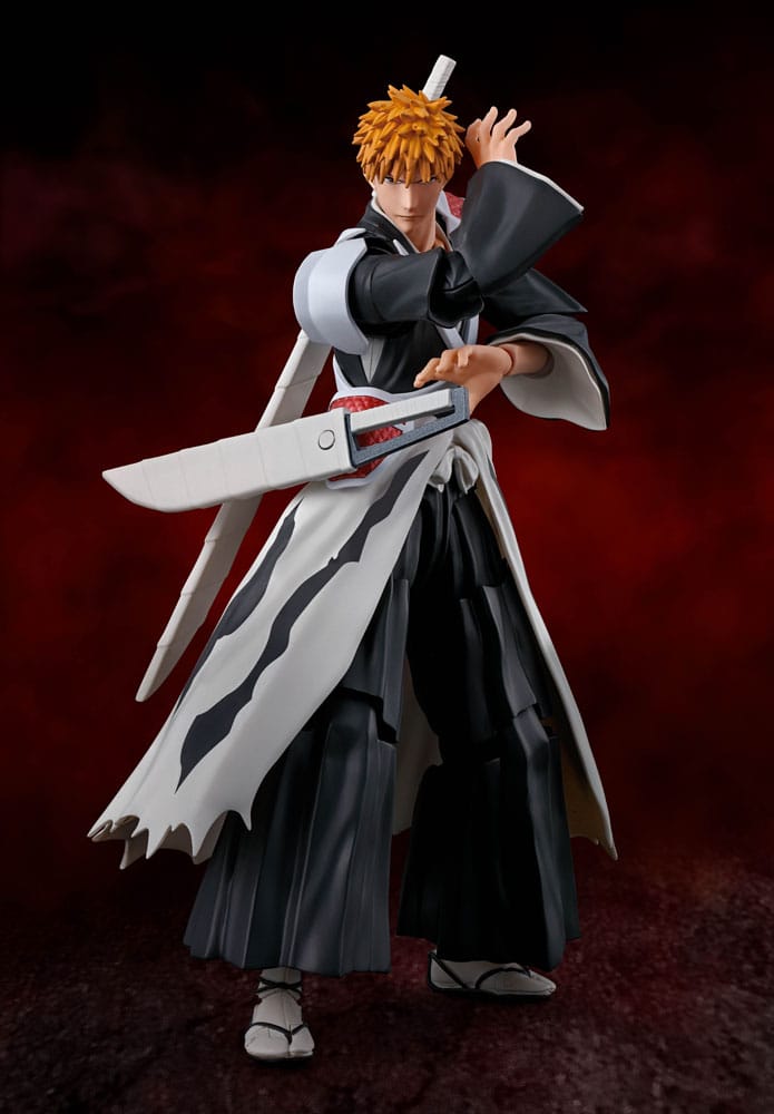 Bleach: Thousand-Year Blood War SH Figuarts Action Figure Ichigo Kurosaki Dual Zangetsu 16 cm