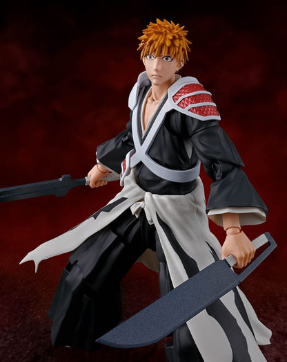 Bleach: Thousand-Year Blood War SH Figuarts Action Figure Ichigo Kurosaki Dual Zangetsu 16 cm