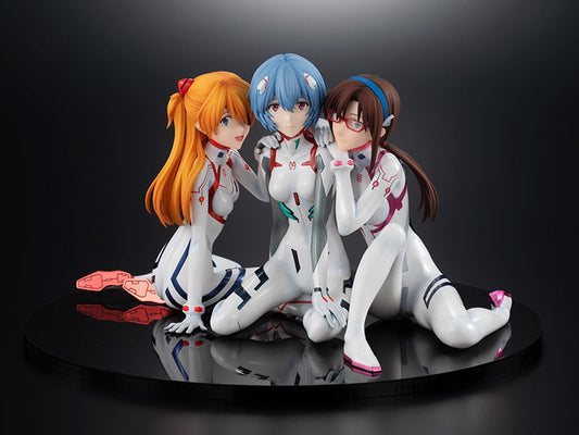 Evangelion: 3.0+1.0 Thrice Upon a Time PVC Statue 1/8 Asuka/Rei/Mari: Newtype Cover Ver.