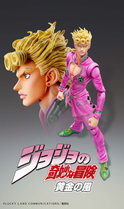 JoJo's Bizarre Adventure Part 5: Golden Wind Action Figure Chozokado Giorno Giovanna (3rd-run) 15 cm