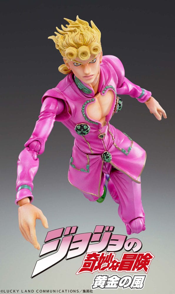 JoJo's Bizarre Adventure Part 5: Golden Wind Action Figure Chozokado Giorno Giovanna (3rd-run) 15 cm