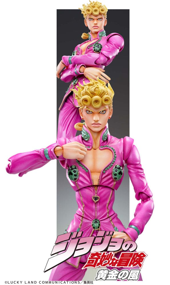 JoJo's Bizarre Adventure Part 5: Golden Wind Action Figure Chozokado Giorno Giovanna (3rd-run) 15 cm