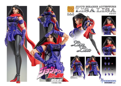 JoJo's Bizarre Adventure Part 2: Battle Tendency Action Figure Chozokado (Lisa Lisa) 15 cm