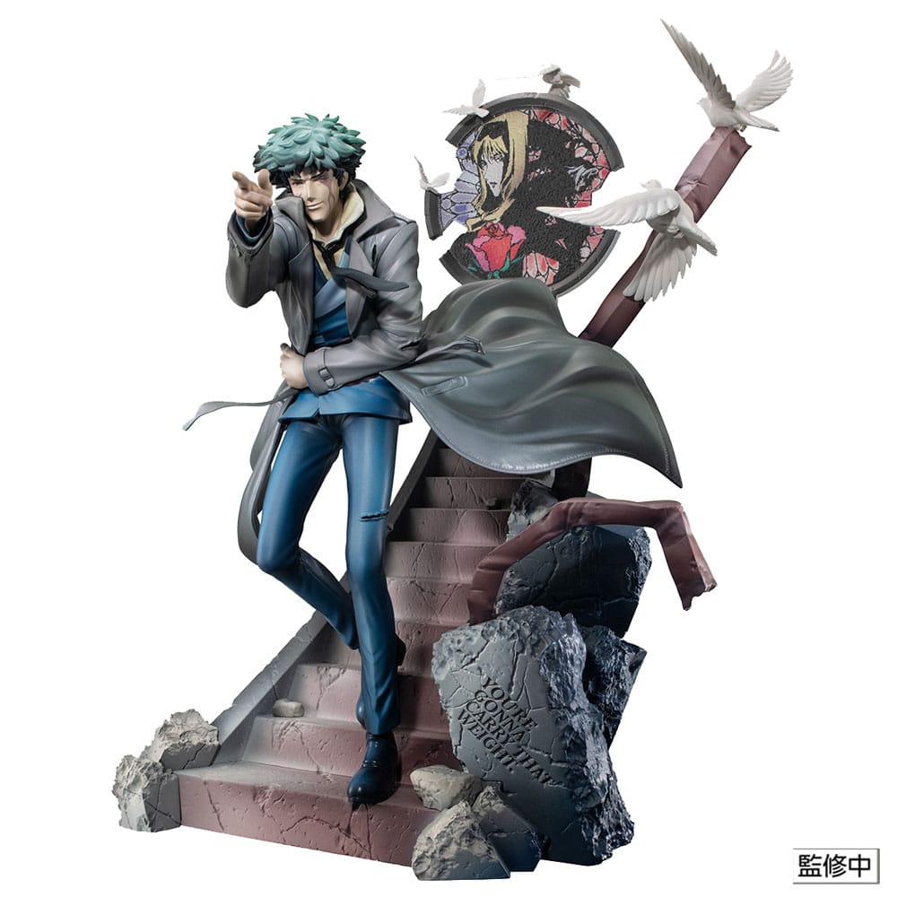 Cowboy Bebop PVC Statue 2nd GIG Spike Spiegel Daybreak 27 cm