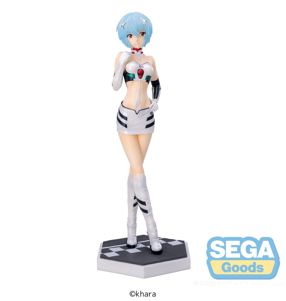 Evangelion Luminasta PVC Statue Evangelion Racing Rei Ayanami Pit Walk 21 cm